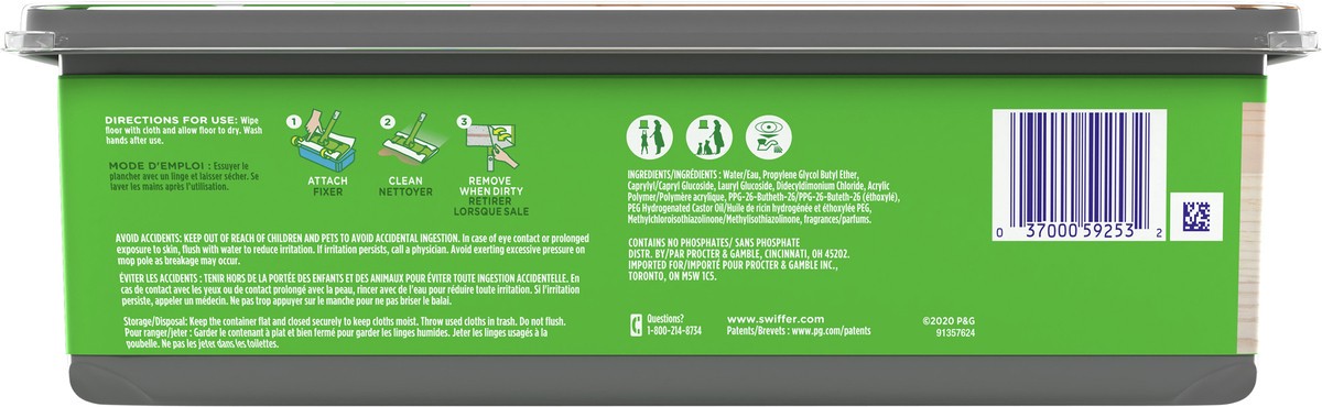 slide 3 of 4, Swiffer Heavy Duty Mop Wet Multi-Surface Cloth Refills for Floor Mopping and Cleaning, Hardwood Floor Cleaner, 20 count, 20 ct