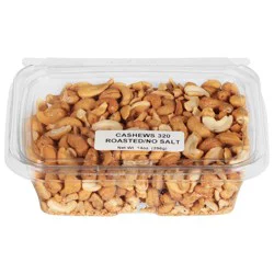 JLM Manufacturing 320 Roasted/No Salt Cashews 14 oz