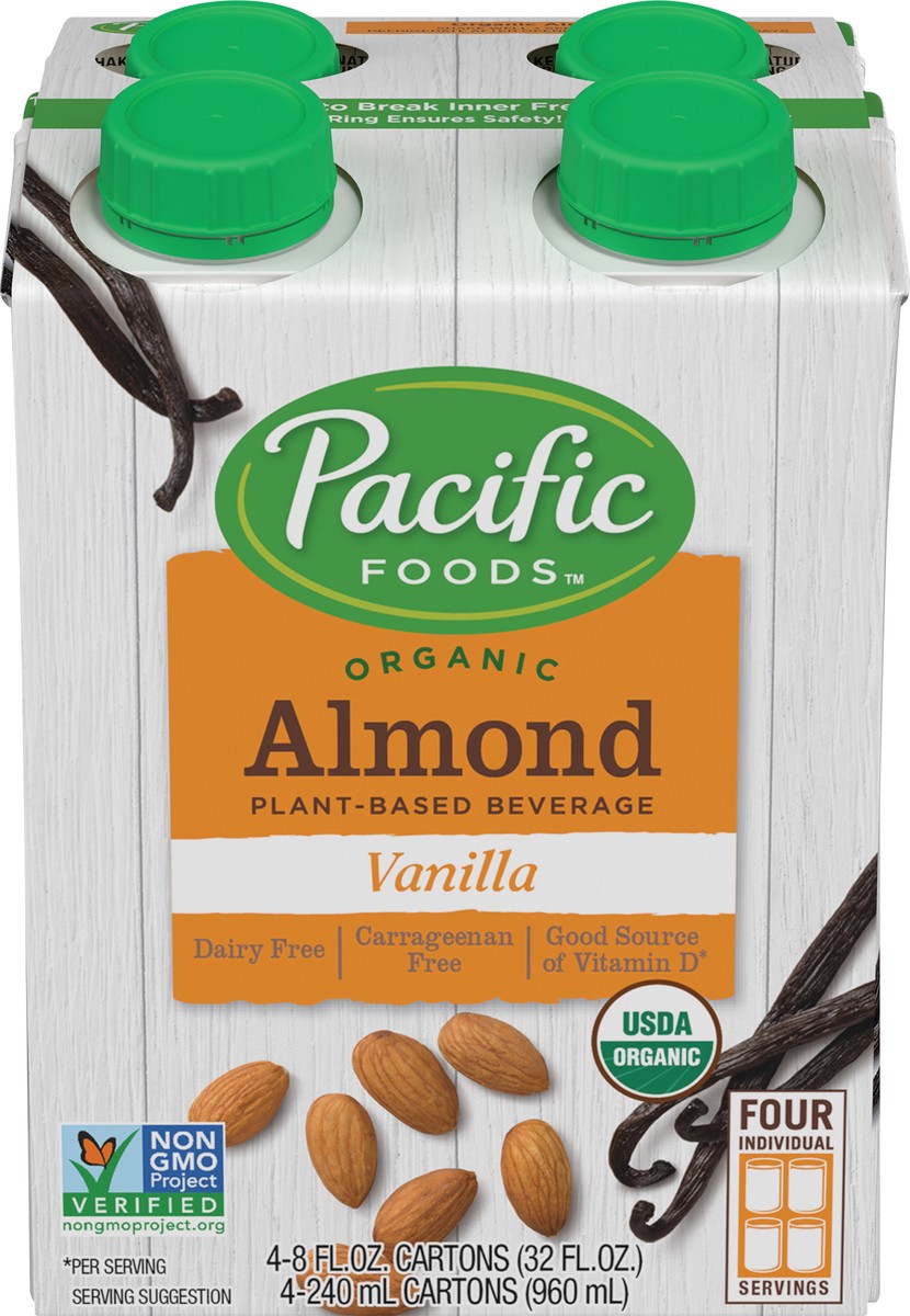 slide 7 of 13, Pacific Foods Pacific Vanilla Almond Naturally Milk Sub, 8 fl oz