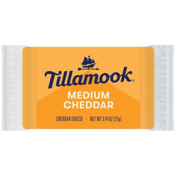 slide 1 of 1, Tillamook Medium Cheddar, per lb