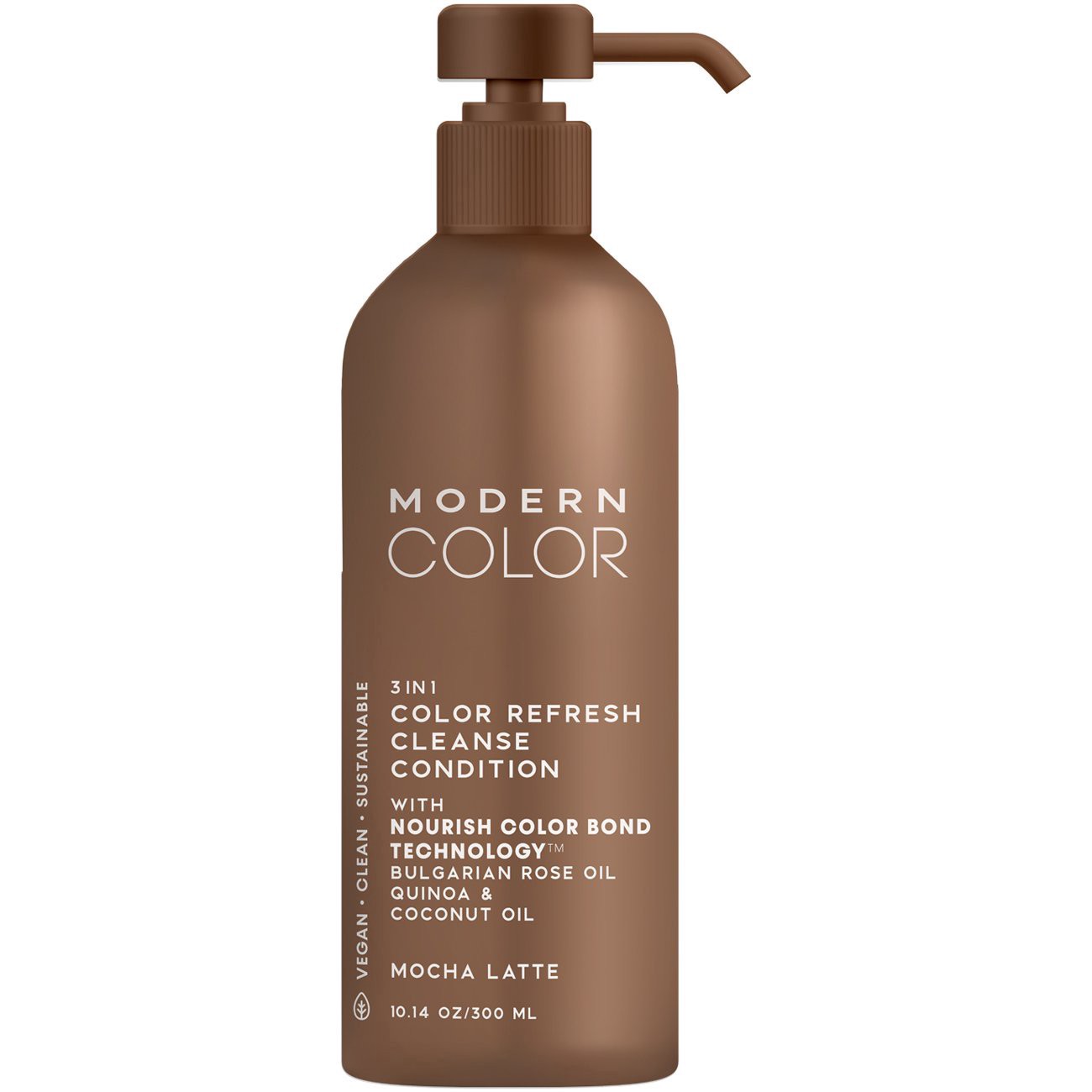 slide 1 of 1, Modern Color 3-in-1 Color Depositing Refresh Cleanse Conditioner - Mocha Latte, 10.14 oz