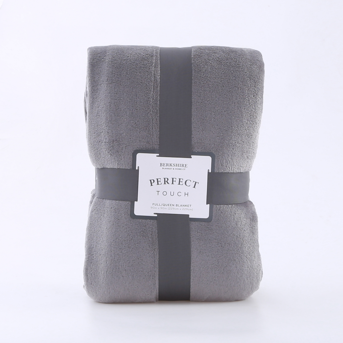 slide 1 of 13, Berkshire Perfect Touch Blanket K Grey Lake, 1 ct