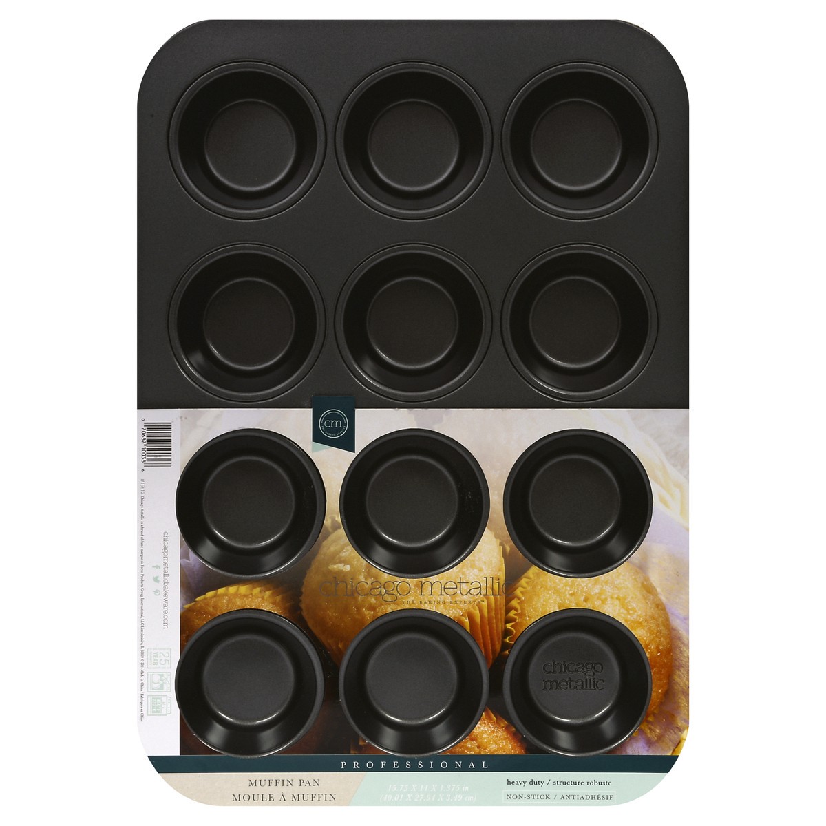 slide 3 of 4, Chicago Metallic Muffin Pan 1 ea, 1 ct