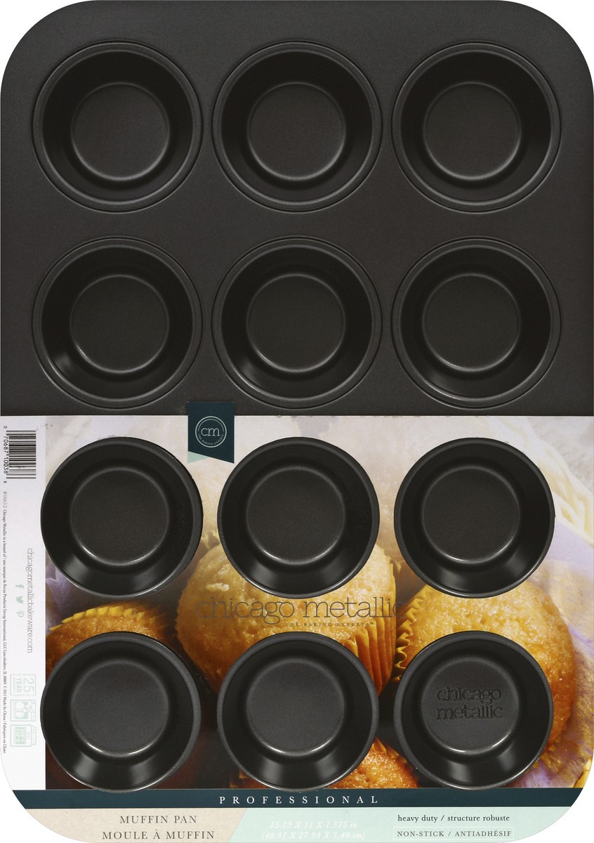 slide 2 of 4, Chicago Metallic Muffin Pan 1 ea, 1 ct