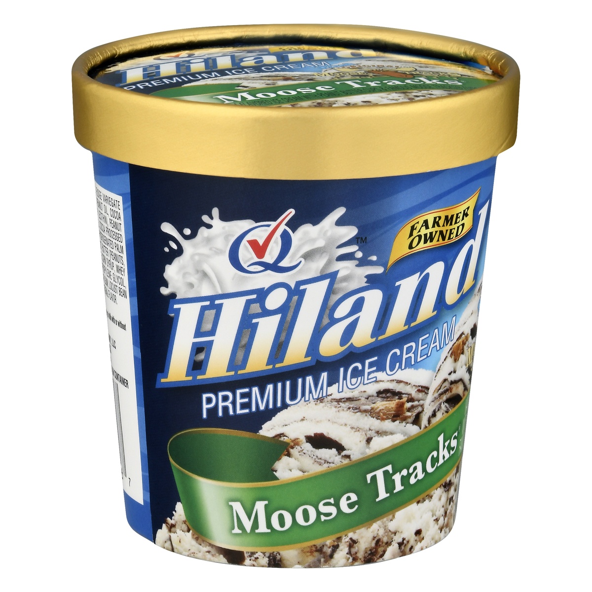 slide 2 of 10, Hiland Dairy Moose Tracks Ice Cream, 16 fl oz