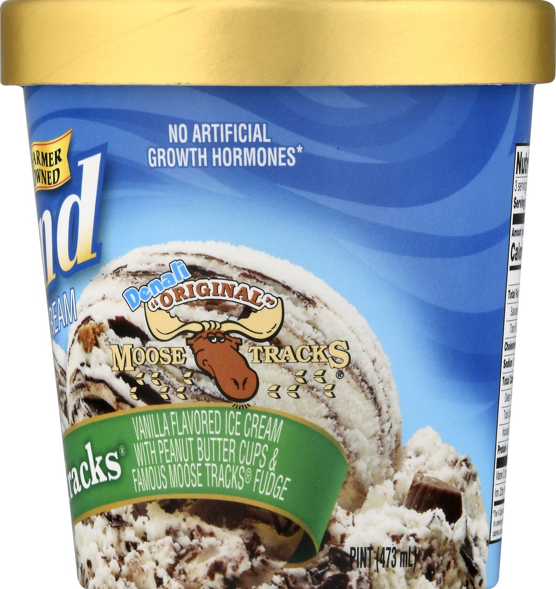 slide 3 of 13, Hiland Dairy Premium Moose Tracks Ice Cream 1 pt, 1 pint