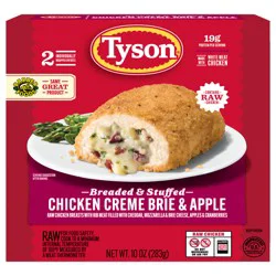 Tyson Frozen Stuffed Chicken Breasts Creme Brie Apple, 2 Count