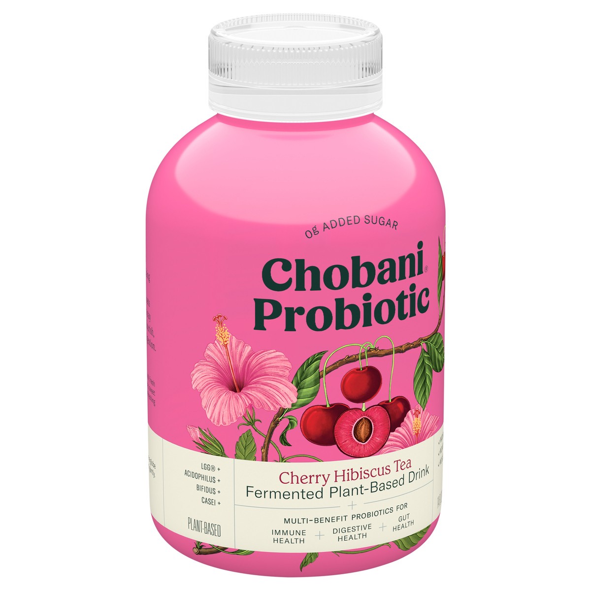 slide 8 of 9, Chobani Cherry Hibiscus Probiotic Plant Based Drink - 14 fl oz, 14 fl oz