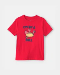 Carters Toddler 'I'm on a Roll' Lobster Graphic Tee - Red Red 3T