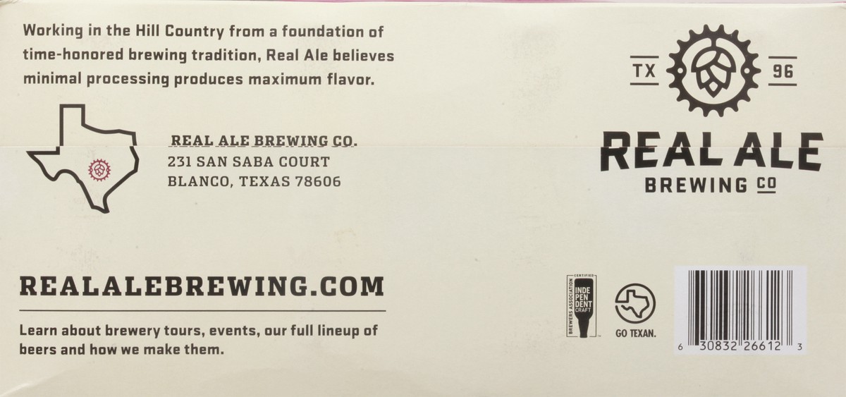 slide 9 of 11, Real Ale Brewing Co Belgian Style Tripel Devil's Backbone Beer 12-12 fl oz Cans, 12 ct