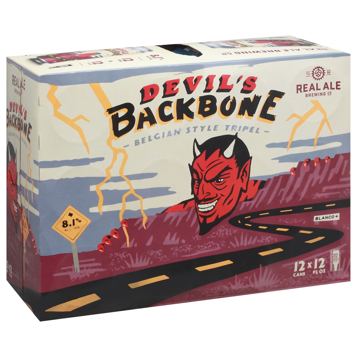 slide 6 of 11, Real Ale Brewing Co Belgian Style Tripel Devil's Backbone Beer 12-12 fl oz Cans, 12 ct