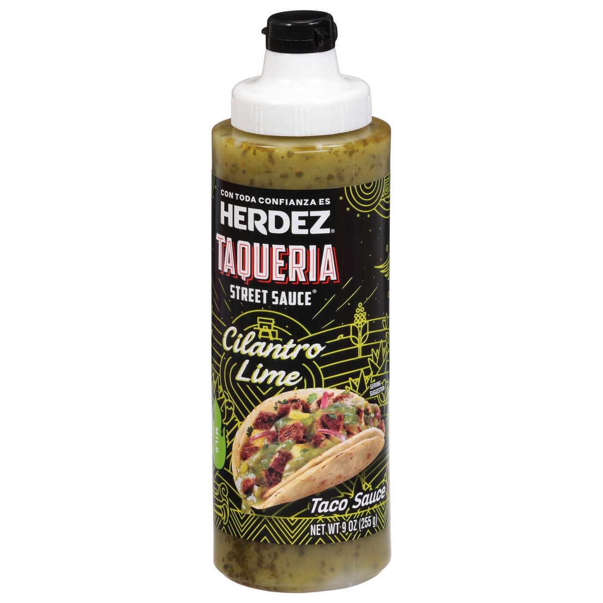 slide 2 of 9, Herdez Taqueria Street Sauce Cilantro Lime Taco Sauce 9 oz, 9 oz