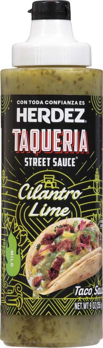 slide 7 of 9, Herdez Taqueria Street Sauce Cilantro Lime Taco Sauce 9 oz, 9 oz