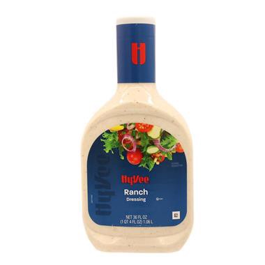 slide 1 of 1, Hy-Vee Ranch Dressing - 36 fl oz, 36 fl oz