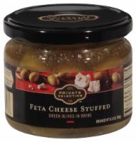 slide 1 of 1, Private Selection Feta Cheese Stuffed Green Olives, 6.3 oz