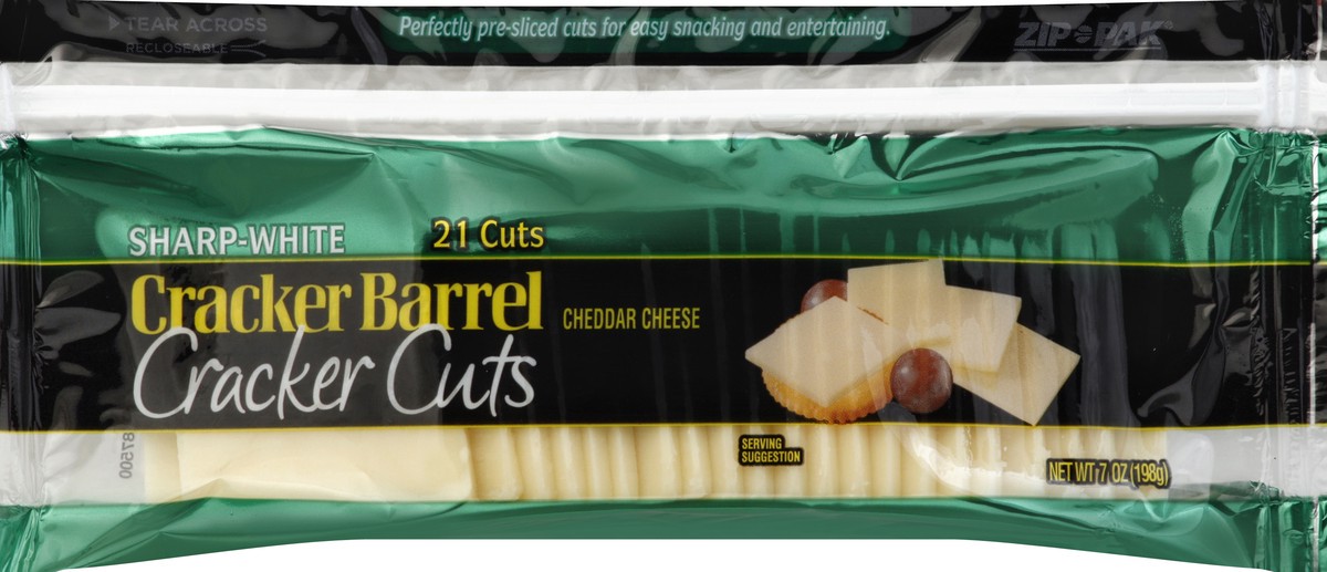 slide 2 of 5, Cracker Barrel Cheese Cuts 21 ea, 21 ct