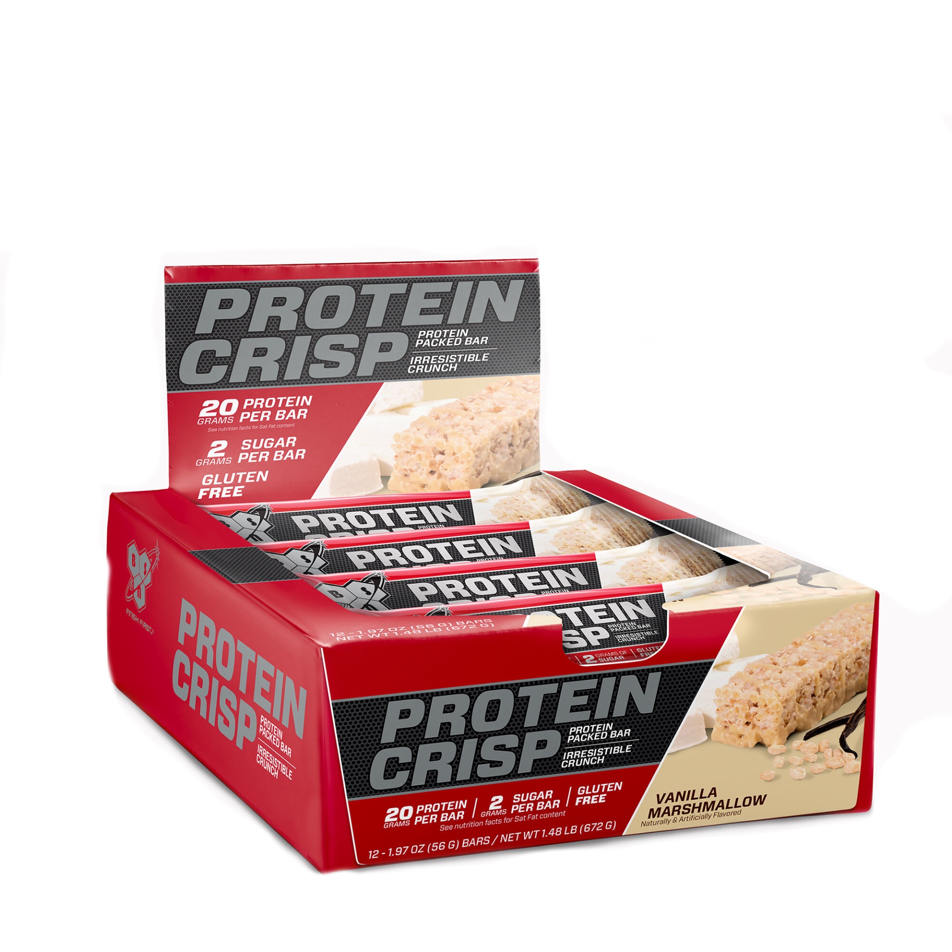 slide 1 of 1, BSN SYNTHA-6 Protein Crisp - Vanilla Marshmallow, 12 ct