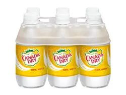 Canada Dry Tonic Water, 10 fl oz plastic bottles, 6 pack