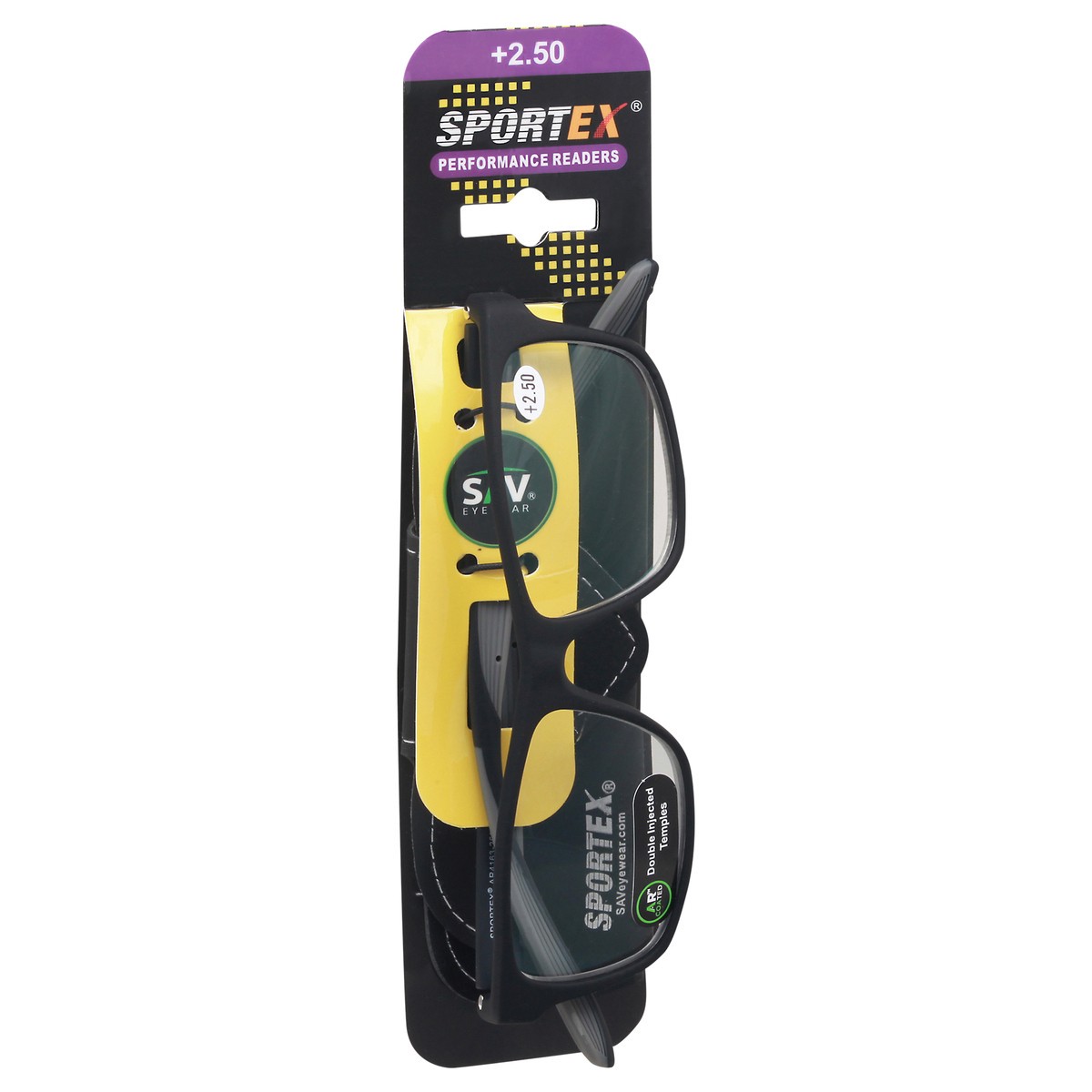 slide 6 of 9, Sportex Performance Readers +2.50 Eyeglasses 1 ea Card, 1 ct