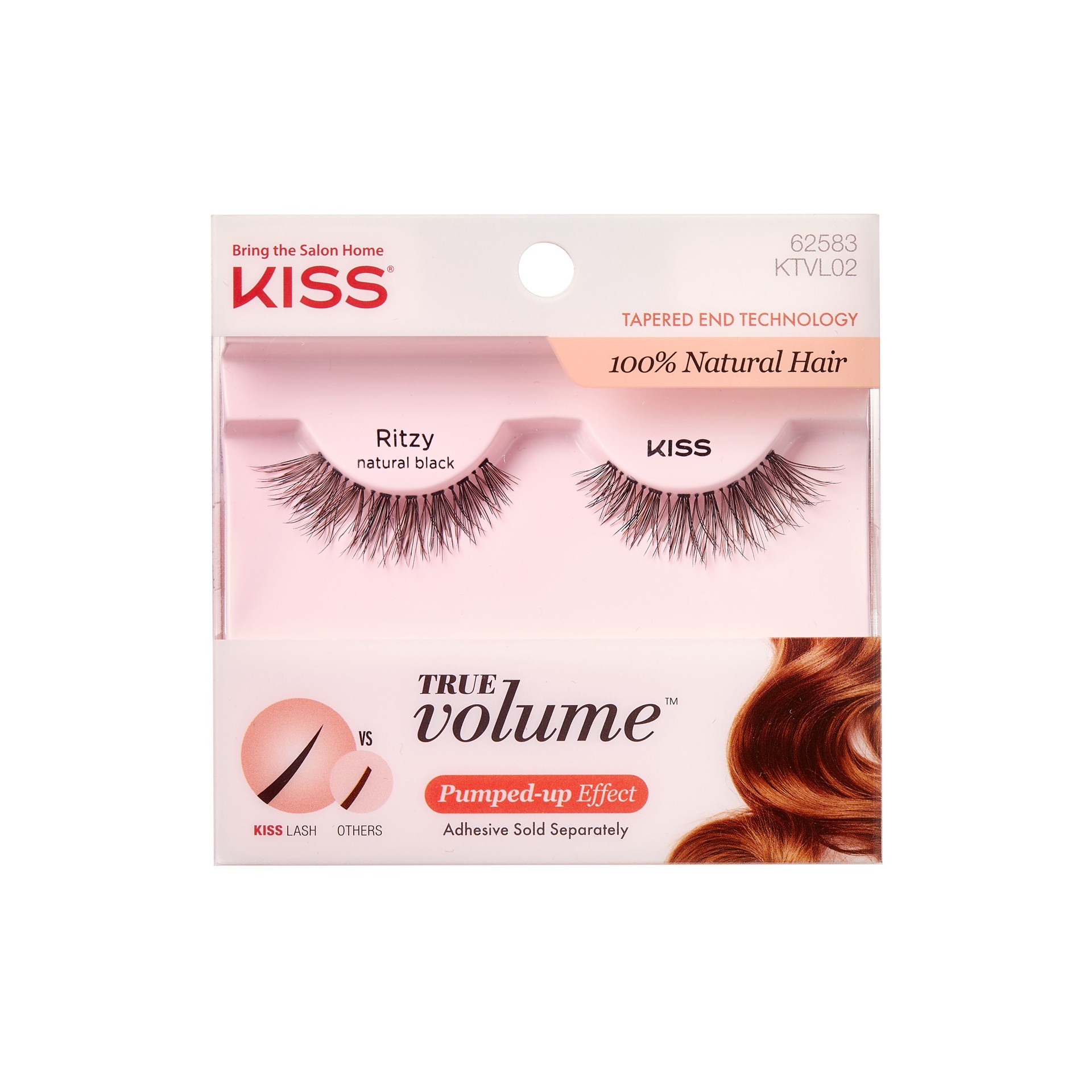 slide 1 of 5, Kiss Volume Lash Ritzy, 1 ct