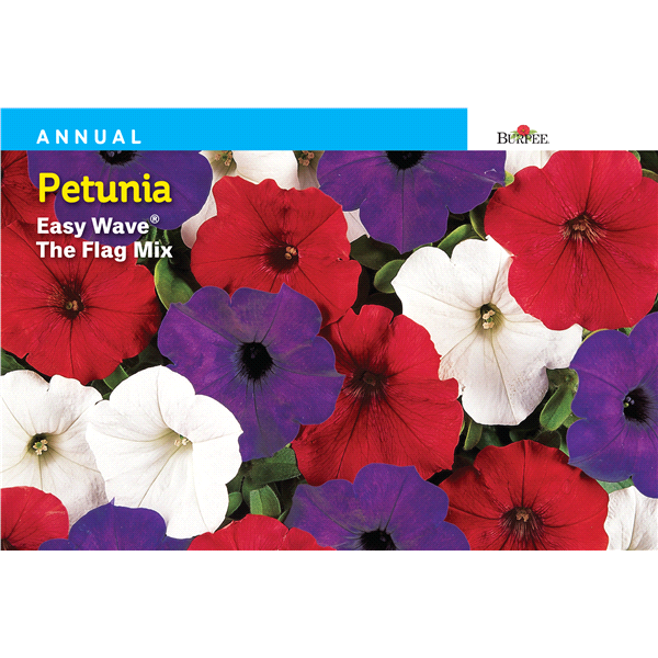 slide 1 of 1, Burpee Petunia Easy Wave The Flag Mix Seeds, 1 ct