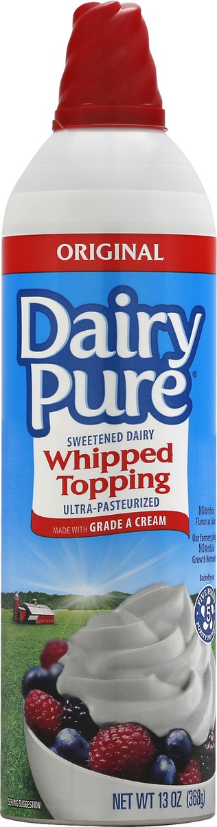 slide 3 of 8, Dairy Pure Whipped Topping 13 oz, 13 oz