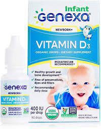 slide 1 of 1, Genexa Vitamin D Infant, 0.1 fl oz