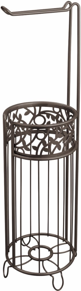 slide 1 of 1, InterDesign Vine Toilet Paper Holder - Bronze, 1 ct