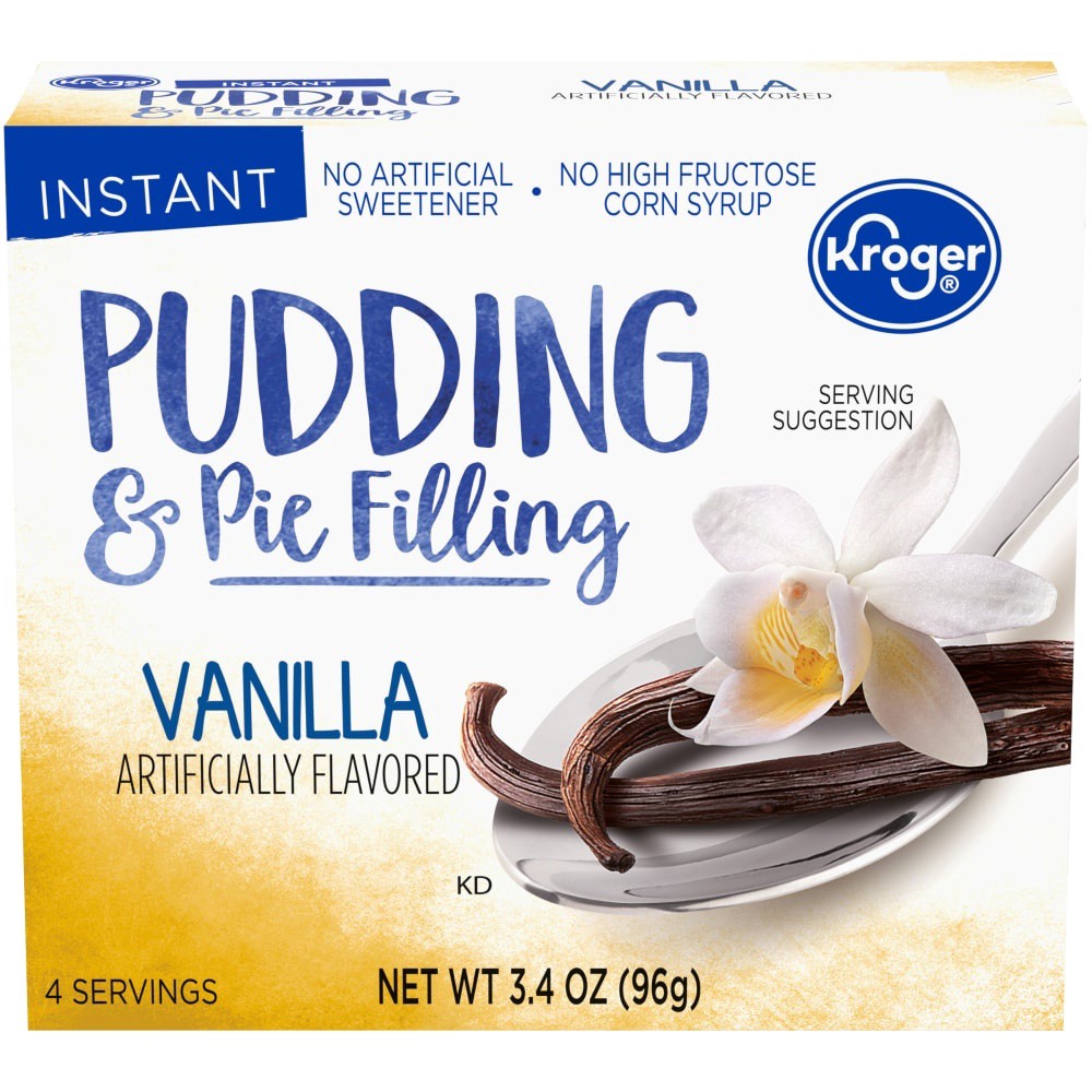 slide 3 of 3, Kroger Vanilla Pudding & Pie Filling, 3.4 oz