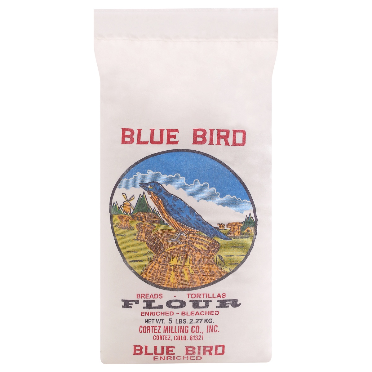 slide 1 of 1, Blue Bird Bleached Enriched Flour 5 lb, 5 lb
