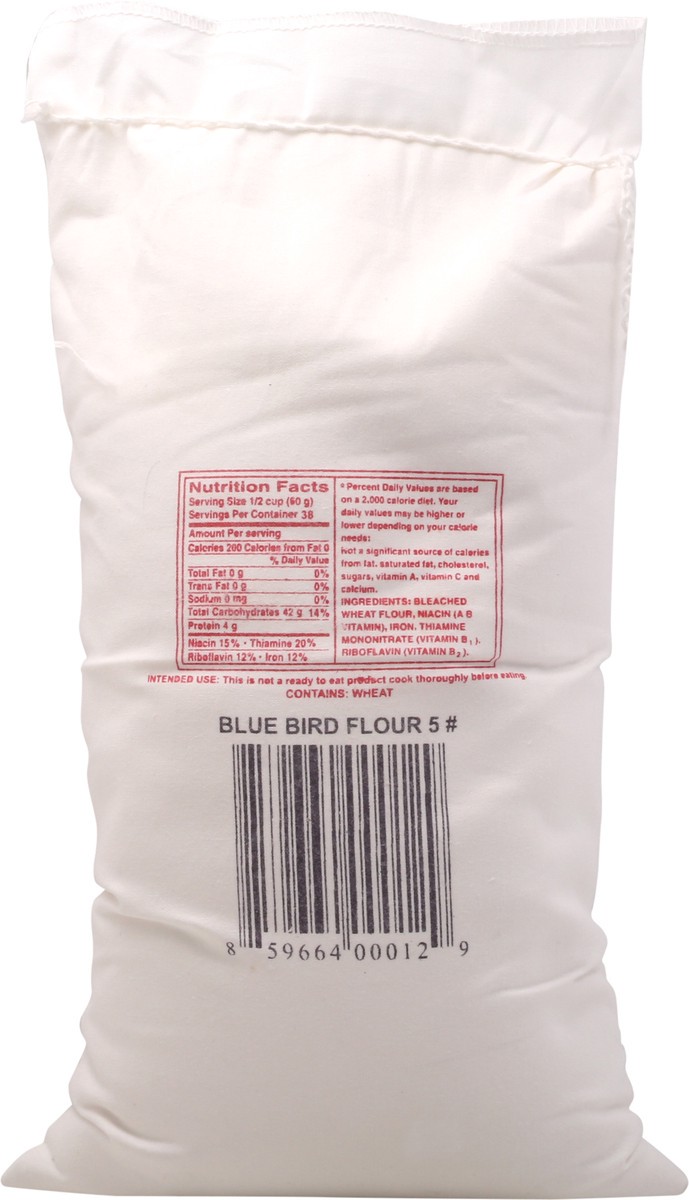 slide 9 of 13, Blue Bird Bleached Enriched Flour 5 lb, 5 lb