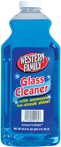 slide 1 of 1, Western Family Glass Cleaner Refill, 67.6 oz