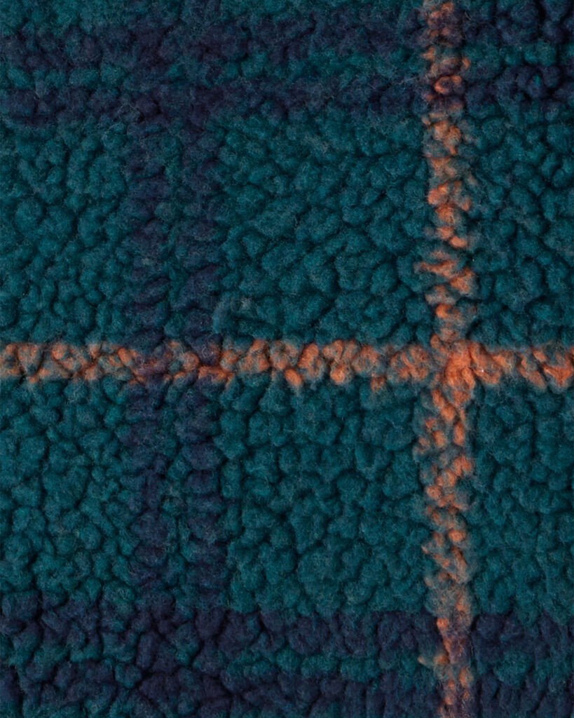 slide 2 of 3, Oshkosh Toddler Boy Plaid Sherpa Zip-Up Jacket - Blue/Green Plaid 5T, 1 ct