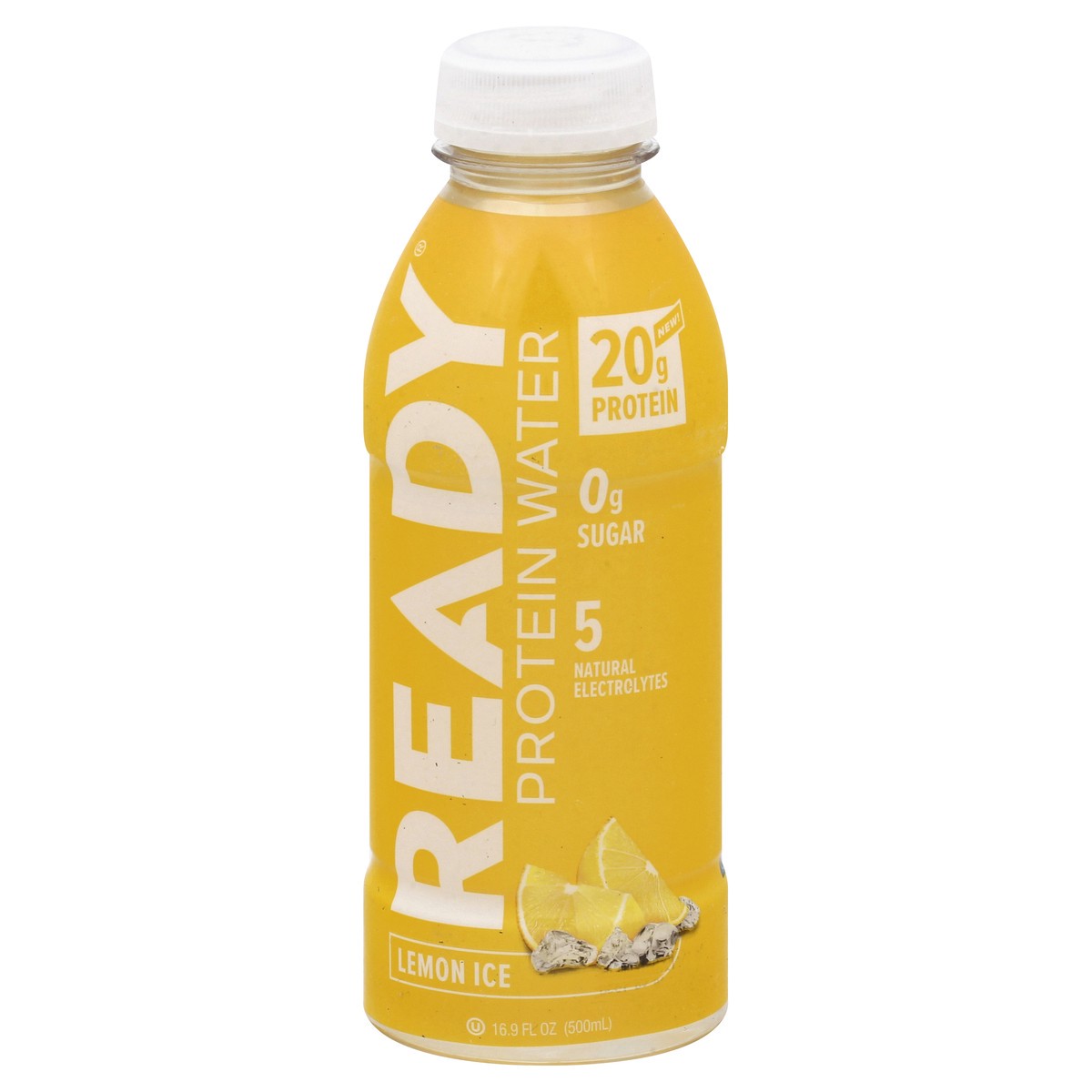 slide 3 of 9, Ready Nutrition Ready Protein Water, Lemon Ice - 16.9 oz, 16.9 oz