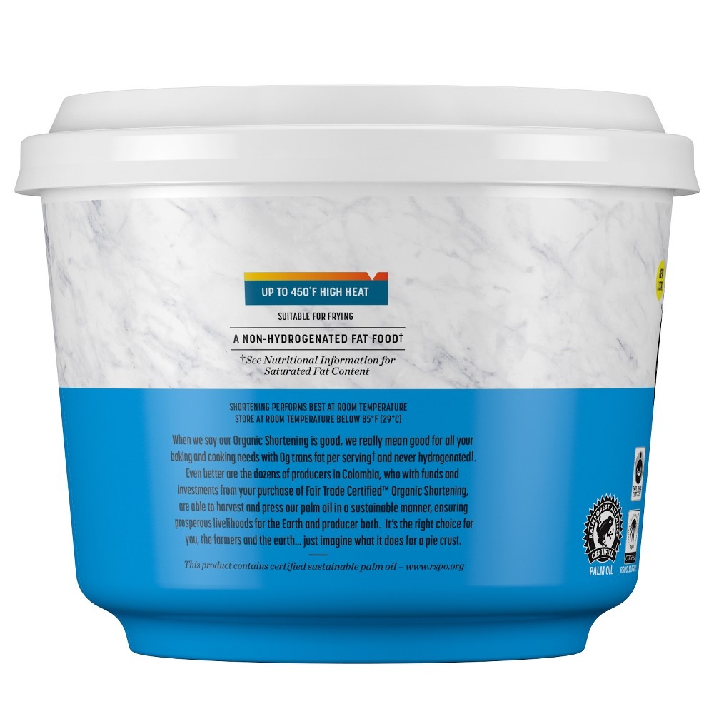 Spectrum Organic AllVegetable Shortening NonHydrogenated 24 oz Shipt