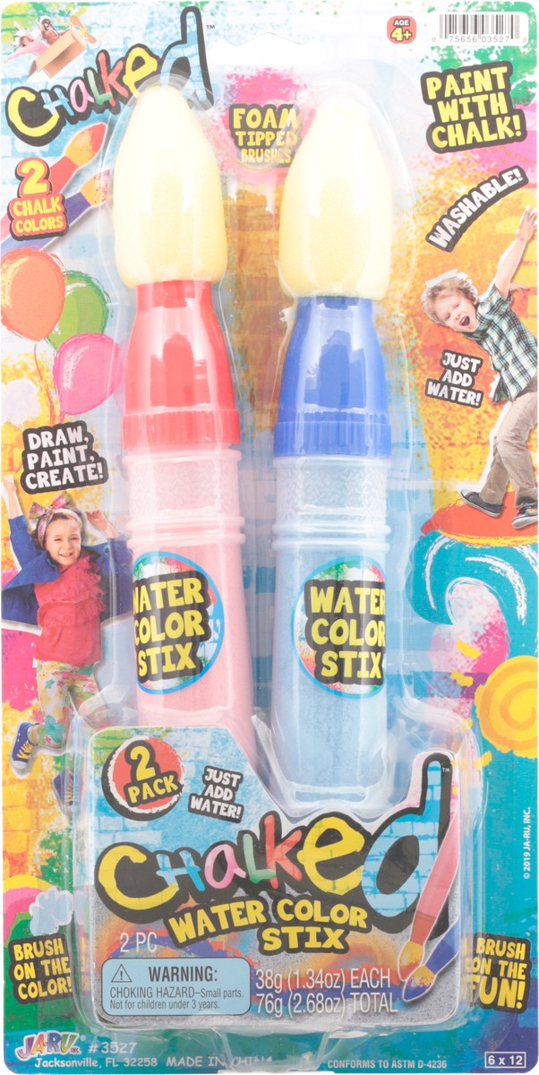 slide 11 of 11, Chalked Water Color Stix 2 ea, 2 ct