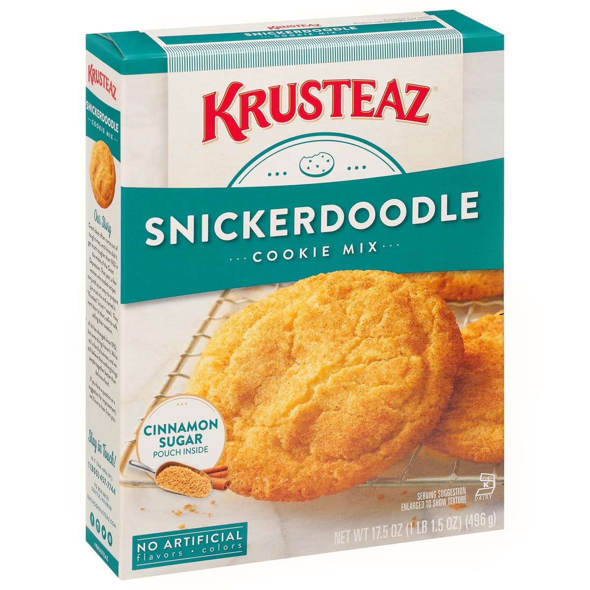 slide 2 of 11, Krusteaz Snickerdoodle Cookie Mix, 17.5 oz