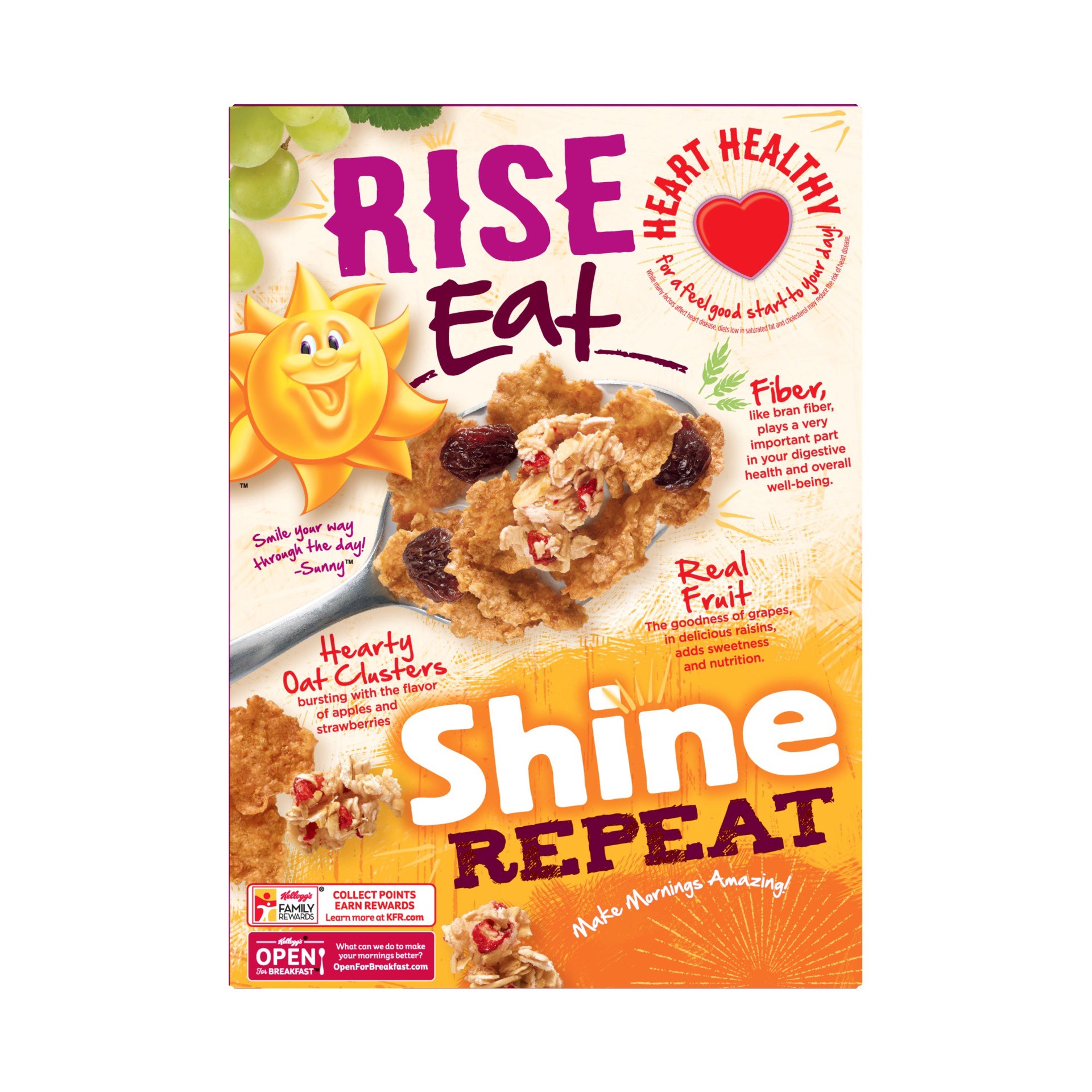 slide 4 of 7, Kellogg's Raisin Bran Crunch Breakfast Cereal, 14.5 oz