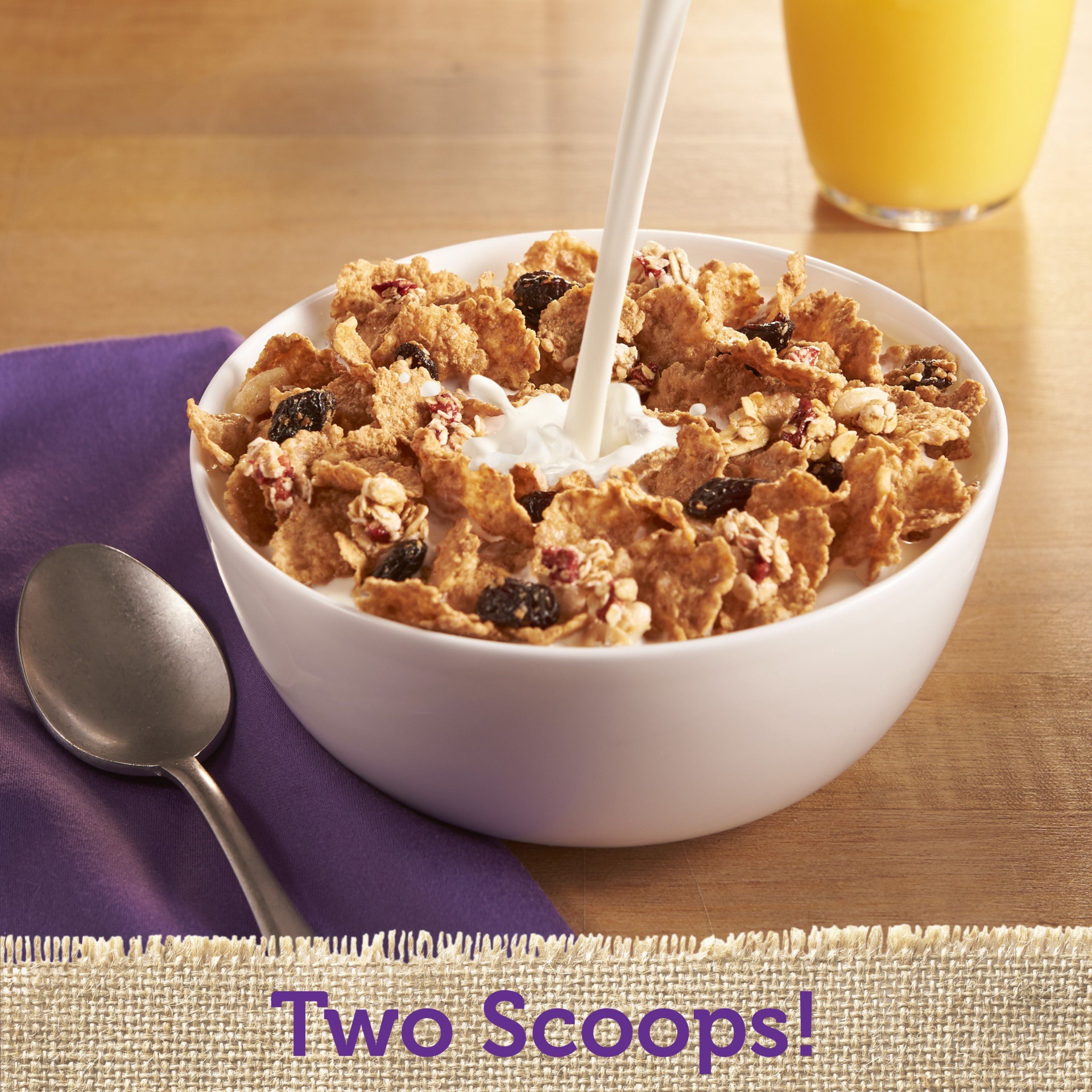 slide 5 of 7, Kellogg's Raisin Bran Crunch Breakfast Cereal, 14.5 oz