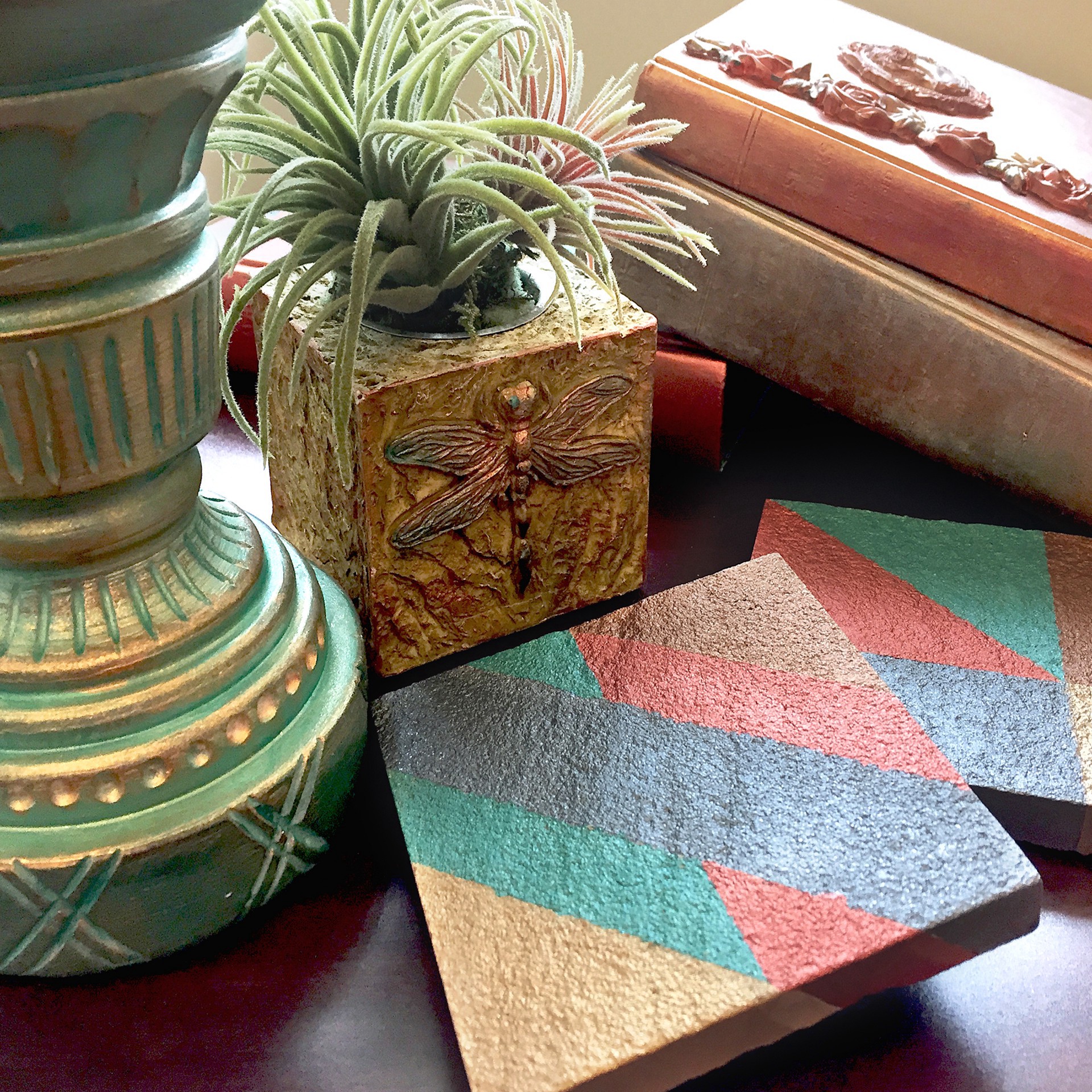 slide 3 of 4, Eclectic Products Unicorn Spit Metallic Gel Stain, 4oz., 4 oz