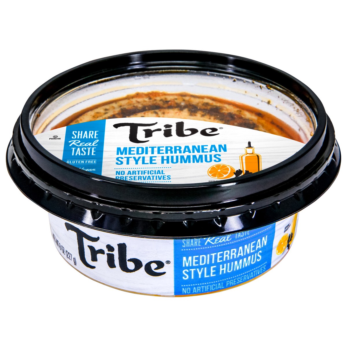 slide 1 of 9, Tribe Mediterranean Hummus, 8 oz