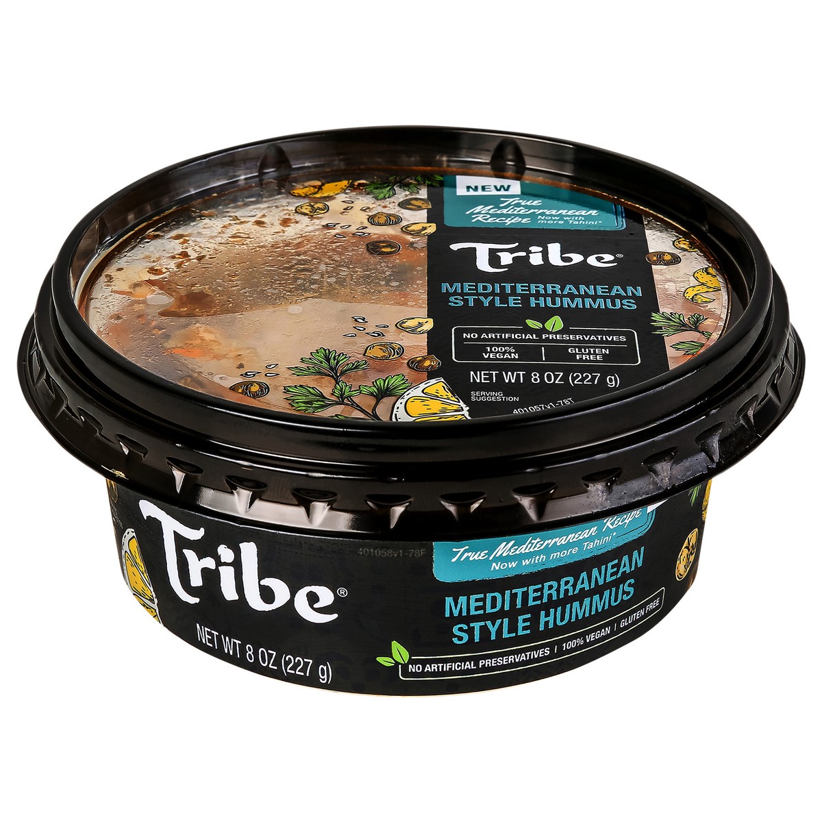 slide 1 of 9, Tribe Mediterranean Hummus, 8 oz