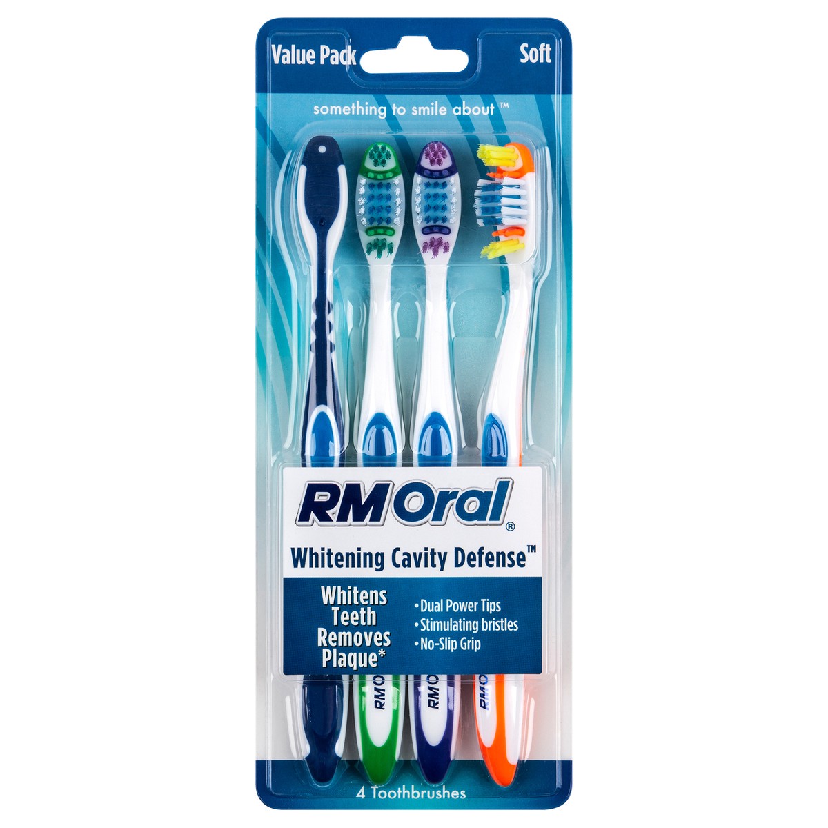 slide 1 of 6, RM ORAL Whitening Cavity Defense Soft Toothbrushes, 4 CT., 4 ct