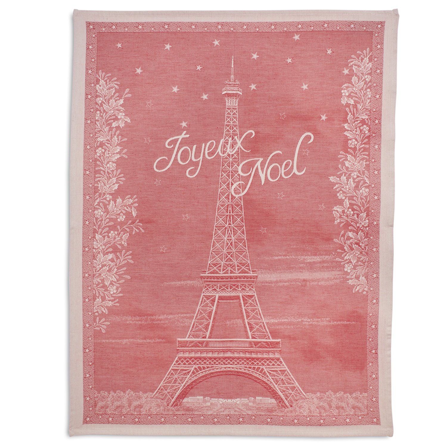 slide 1 of 1, Sur La Table Joyeux Noel Christmas Jacquard Towel, 1 ct