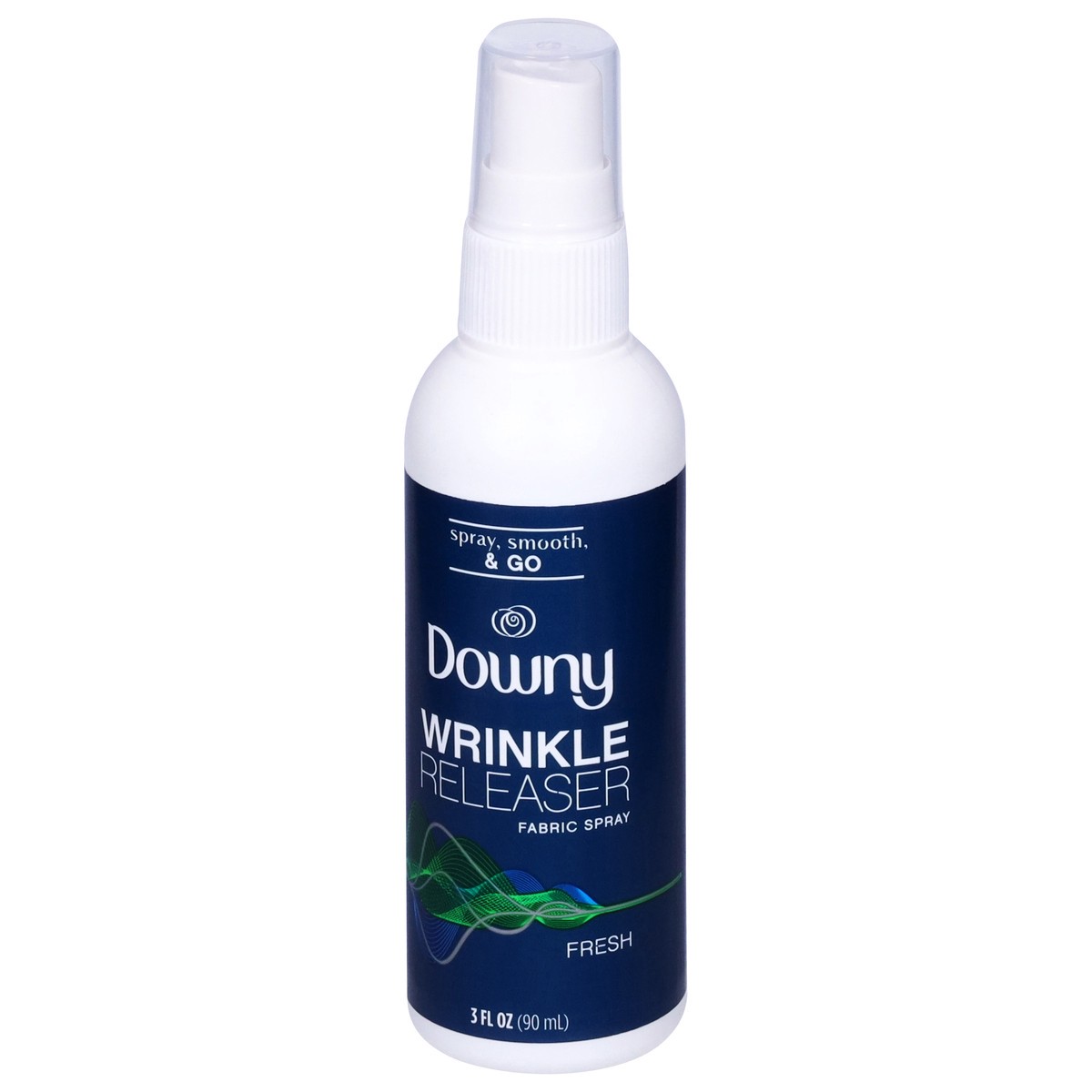 slide 12 of 12, Downy Wrinkle Releaser Fabric Spray, Fresh Scent, Travel Size 3 fl oz, 3 fl oz
