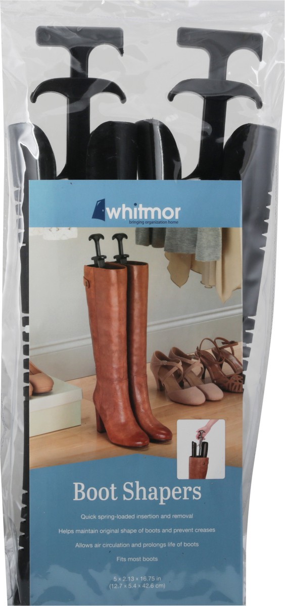 slide 3 of 10, Whitmor Boot Shapers 1 ea, 1 ct