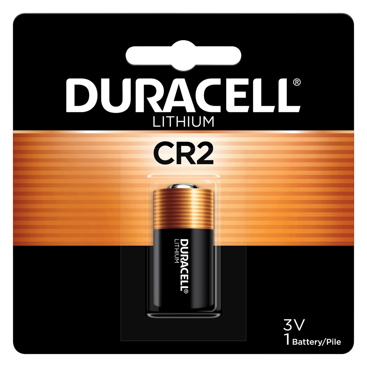 slide 1 of 5, Duracell CR2 Lithium Battery, 1/Pack, 1 ct