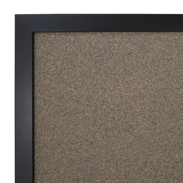 slide 4 of 4, FORAY Cork Board, 12 X 18, Black Decor Frame, 1 ct