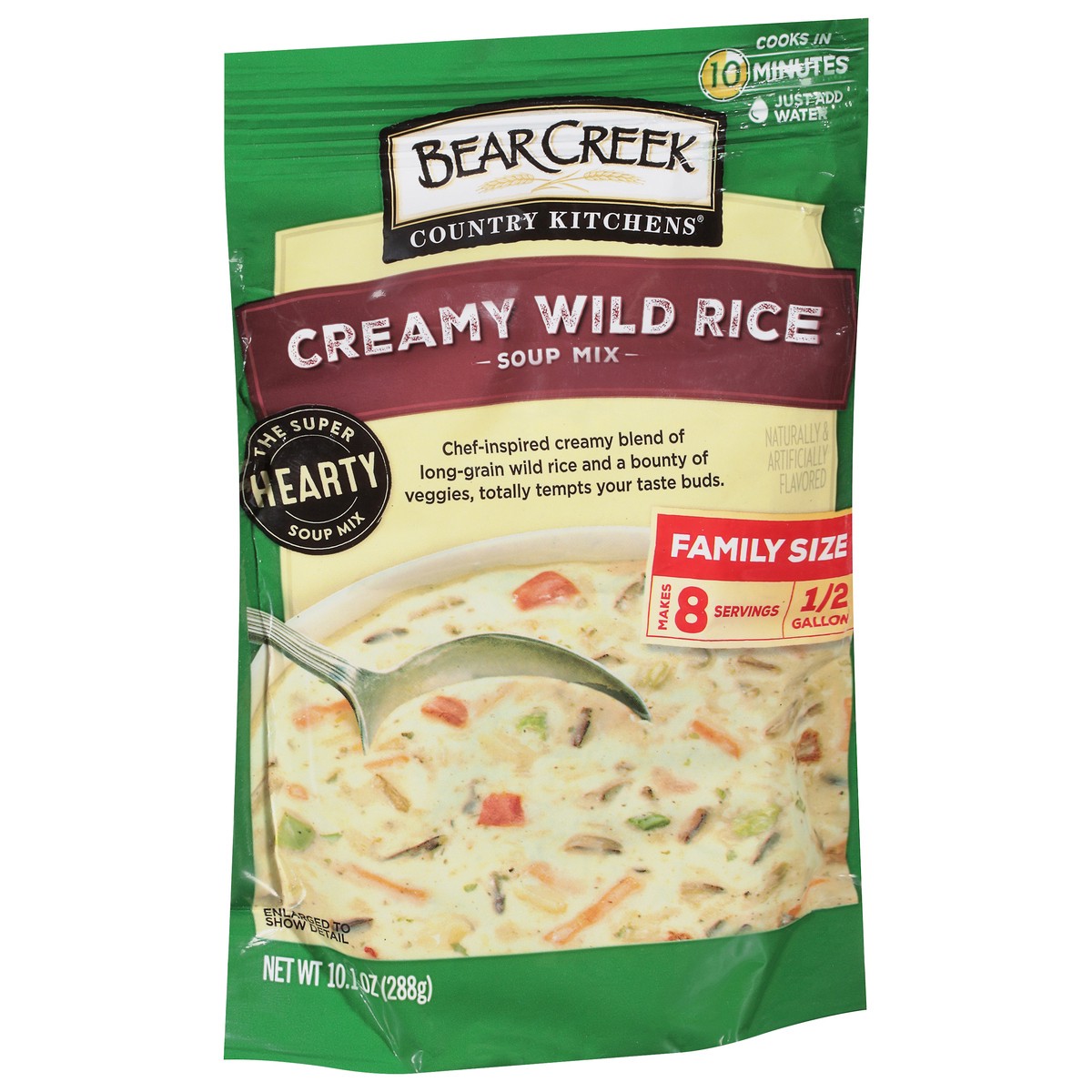 slide 2 of 9, Bear Creek Country Kitchens Creamy Wild Rice Soup Mix Family Size 10.1 oz, 10.1 oz