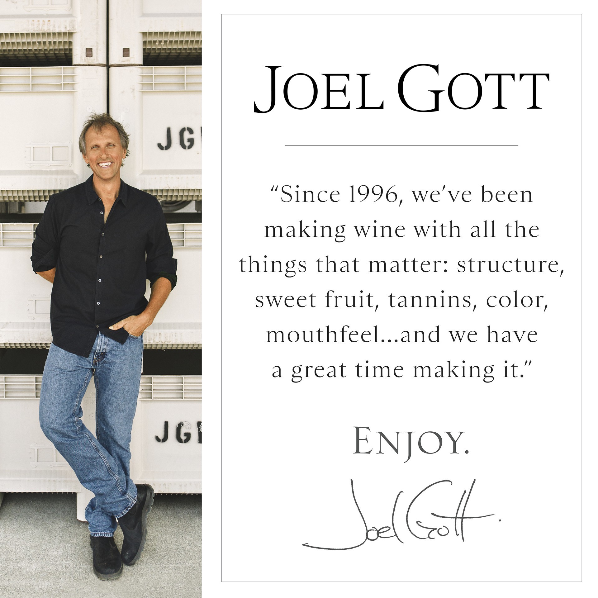 slide 4 of 5, Joel Gott Merlot, 750 ml